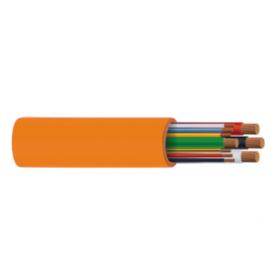 #3-3C + #18-6C w/ #8 Ground Type TC/TC-ER-JP Generator Cable, Orange Jacket