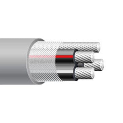 8-8-8 Aluminum SER Cable w/ 8AWG Ground